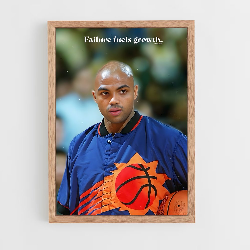 Poster Charles de barkley – affiche Basketball (vue 4)